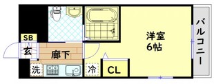 クリスタルグランツ大阪センターstの物件間取画像